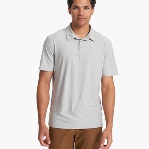 Vuori Strato Tech Polo - Platnium Heather, Large